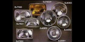 DJ5001, DJ6002, DJ7001, DJ7003 Universal Type Head Lamp